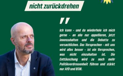 Meinung: Das Rad nicht zurückdrehen – Versachlichung der Debatte